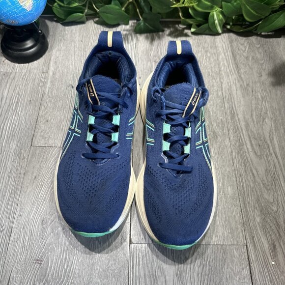 Asics Gel-Cumulus 26 Womens Size 7.5 Blue Athletic Running Shoes Sneakers - Picture 2 of 11